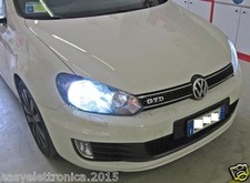 KIT FARI XENON H7 55w ADATTO PER VOLKSWAGEN GOLF VI 6 + 2 FILTRI +2 ADATTATORI 