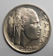 20 Centesimi IMPERO 1936 FDC