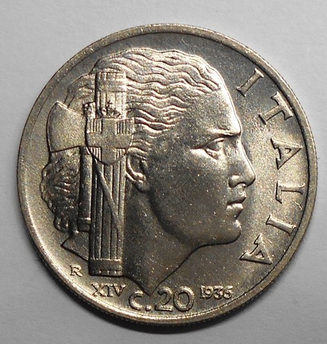 Centesimi impero 1936 fdc - centesimi,
