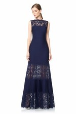 $428 Tadashi Shoji abito blu