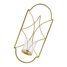  1pc Exquisite Iron Art Candeliere Decorazione da parete in stile retrò con