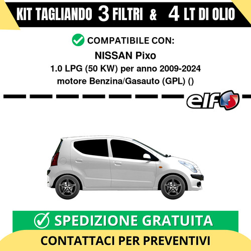Tagliando per nissan pixo - per,