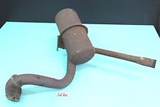 MARMITTA PIAGGIO APE 600 500  601  A BOTTIGLIA   1 GANCIO ROTTO  VEDI FOTO 