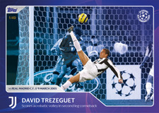 ✅ Topps Champions League Celebrazione 30 Stagioni #29 David Trezeguet Parallelo /49