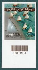 ITALIA 2013 C. A BARRE 1548 "100° IMBARCAZIONE A VELA DINGHY 12' " SINGOLO DX