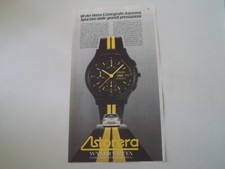 advertising Pubblicità 1986 OROLOGIO WYLER VETTA CRONOGRAFO ASTORERA