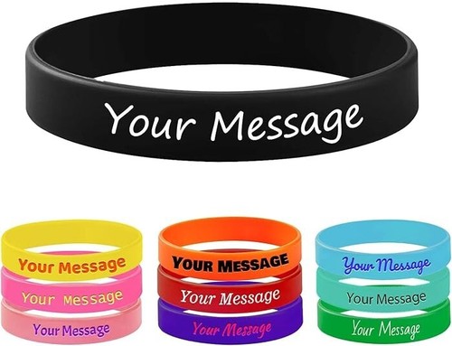 Braccialetti silicone - x,