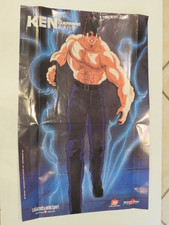 VECCHIO POSTER KEN IL GUERRIERO La Gazzetta dello Sport 1987 cartone animato di