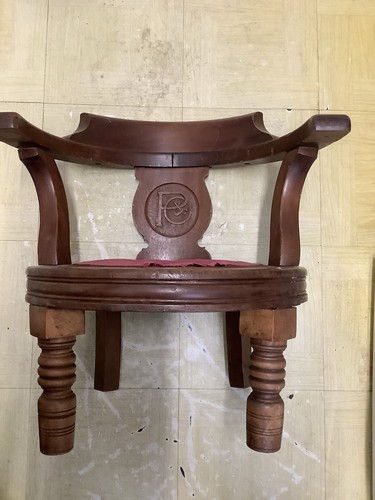 Mahogany captains chair - p&o,