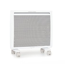 Termoconvettore 2 in 1 con infrarossi 1000 W riscaldatore elettrico riscaldatore bianco