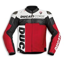 Ducati Giacca Moto Equitazione Moto Pelle Racing Jacket tutte le taglie