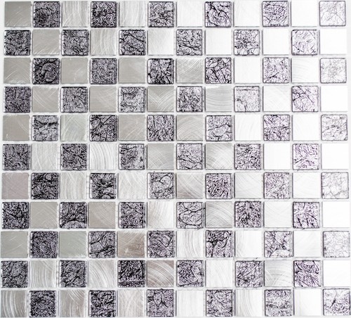 Mosaico alluminio vetro - mosaico,