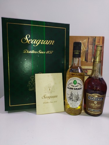 Box seagram whisky glen grant - box,