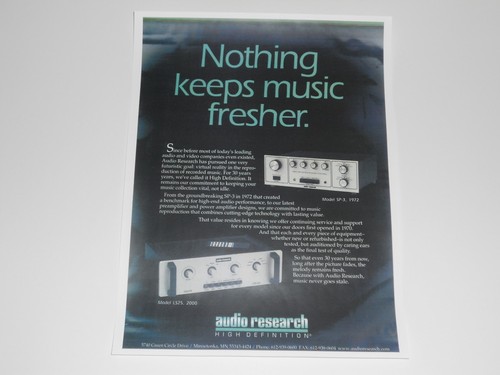 Audio research ls25 - research, sp-3,