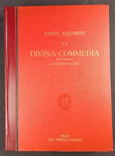 LA DIVINA COMMEDIA Dante Alighieri Sonzogno 1958 Illustrazioni del Dorè