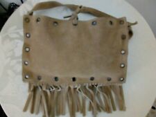 BORSETTA MANGO VERA PELLE SCAMOSCIATA