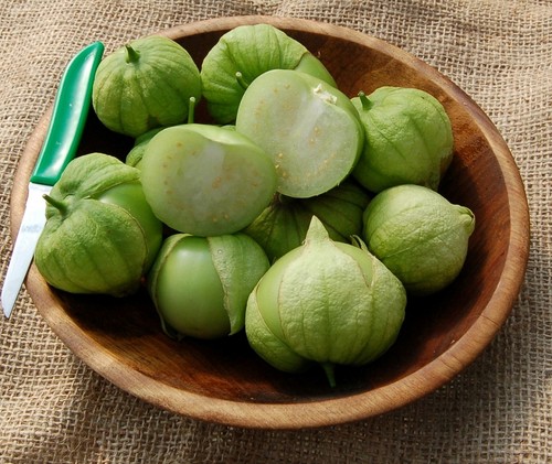 Tomatillo toma verde semi - verde, 20+