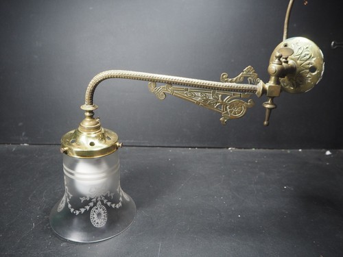 Swing arm converted brass wall - brass,