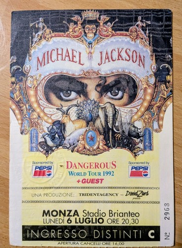 Michael jackson biglietto - jackson,