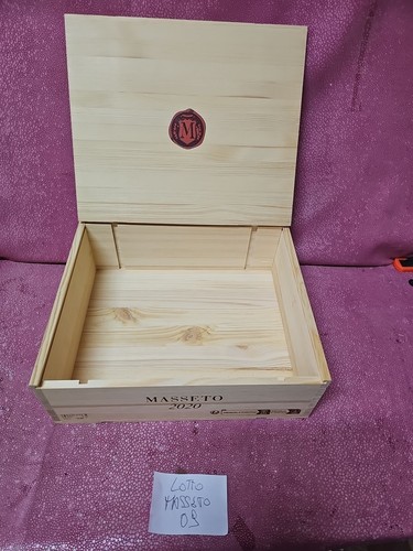 Masseto 2020 cassa legno - masseto,