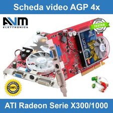 Scheda video AGP ATI Radeon X 1650 PRO 1600 1550 X1300 DVI ASUS Sapphire Gaming