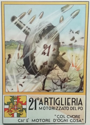 Cartolina reggimento - cartolina, 21
