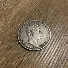 CARLO ALBERTO 5 LIRE 1844