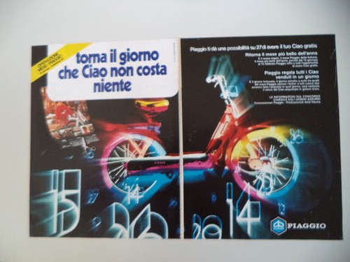 Advertising pubblicità 1983 - advertising,