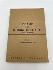 Esame di storia dell'arte Volume II Bignami 1994