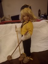 BAMBOLA PANNO LENCI SCIATRICE