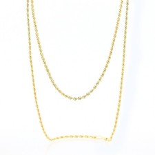 Collana Unisex Fune in Oro