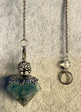Pendolo Orgonite Acquamarina Albero della Vita