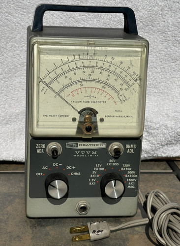 Heathkit vtvm restaurato - vtvm,