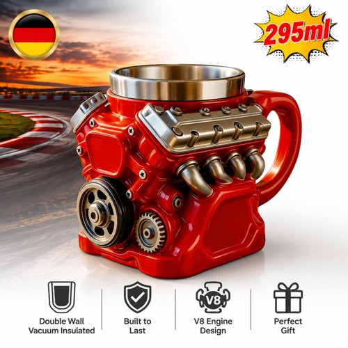 Tazza acciaio inox - , v8