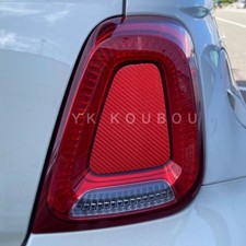 134 Carbon pattern Red Abarth