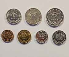 Croazia Set 7 monete 5, 10