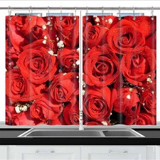 Tende Rose Rosso Luminoso Set