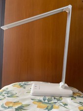 Lampada LED da Scrivania Pieghevole Touch Control Bianca - Ufficio Studio