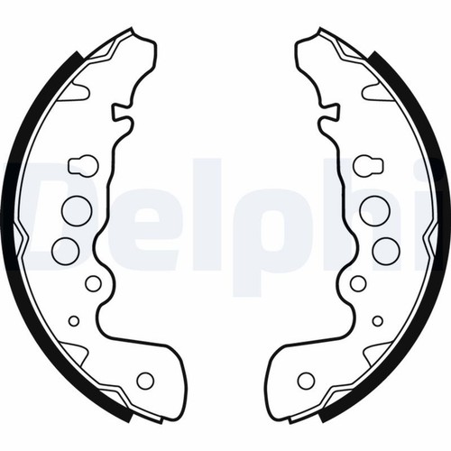 Kit ganasce freno delphi - ganasce,