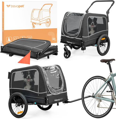 Rimorchio bici cani - bici,