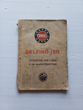 Motom 160 Delfino 1952 manuale uso manutenzione libretto originale