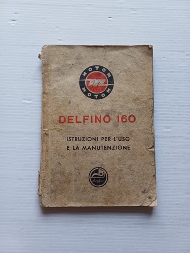 Motom 160 delfino 1952 manuale - 1952,