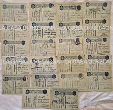 WWII POSTA MILITARE LOTTO 22 CARTOLINE  - ANNO 1941/42