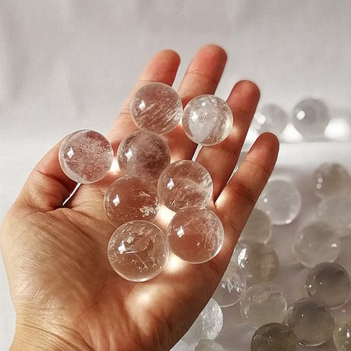 Sfera cristallo quarzo - , bianco
