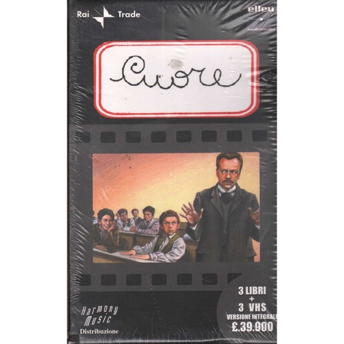 Cuore cofanetto vhs libri - cofanetto, -libri