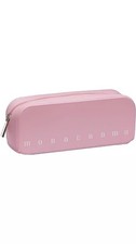 Bustina Trousse in Morbido Silicone, 20x6x7.5 cm, Colore Rosa Delicato Monocromo