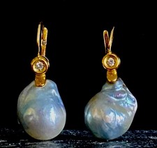 Orecchini di perle barocche in