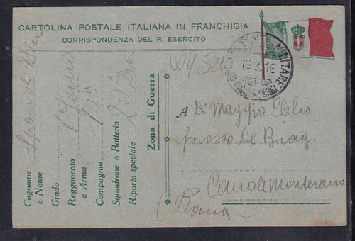 Cartolina postale franchigia - postale,