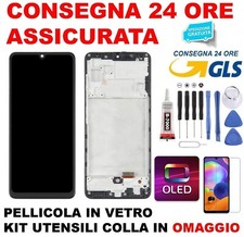 DISPLAY LCD OLED FRAME PER SAMSUNG GALAXY A32 4G SM-A325 F/FN TOUCH SCREEN VETRO