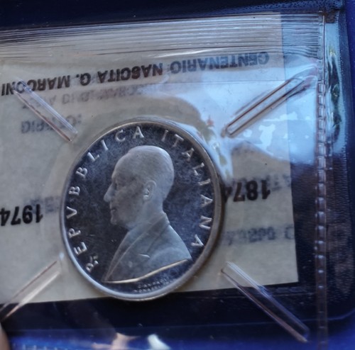 Italia 500 lire - lire, argento